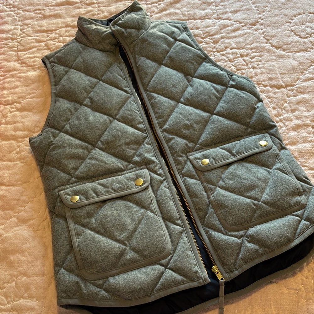 Jcrew Quilted Vest